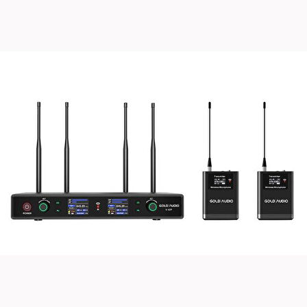 U 629 YY UHF - Yaka+Yaka Mikrofon - Gold Audio