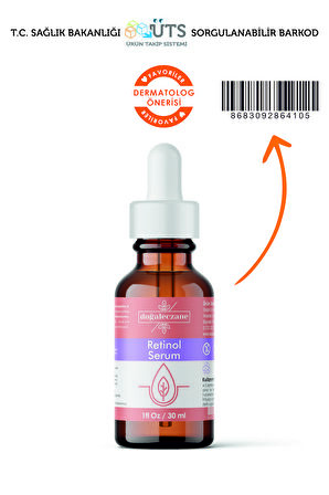 Retinol Yaşlanma Karşıtı Serum 30 ml Retinol Shea Butter Hyaluronic Acıd %5 Collagen % 2 Arbutin % 2