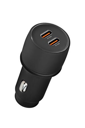Powerway 45W Çift Type c Girişli Pd Ultra Hızlı Araç Şarj Aleti CC45
