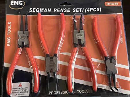 Segman Pense Takımı 4’lü Takım Segman Pense Seti Sekman Pense Emg