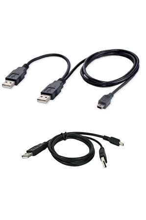 Pmr 5 Pin Mini Usb 2.0  Kablo 0.75 M 24AWG/2C