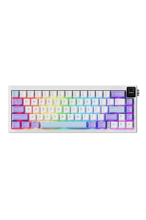 AK650 TFT Ekranlı 3 Modlu Oyuncu Klavyesi + 139 v2 MC Profesyonel Oyuncu Mouse Seti