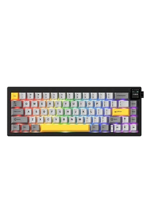 AK650 TFT Ekranlı 3 Modlu Oyuncu Klavyesi + 139 v2 MC Profesyonel Oyuncu Mouse Seti