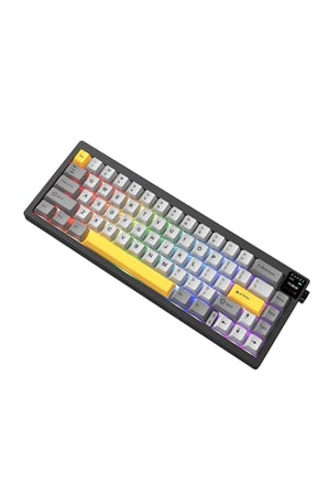 AK650 TFT Ekranlı 3 Modlu Oyuncu Klavyesi + 139 v2 MC Profesyonel Oyuncu Mouse Seti