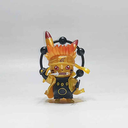 Pokemon Pikachu Kawaii Naruto Anime Karakter 9cm Figür Biblo naruto0013