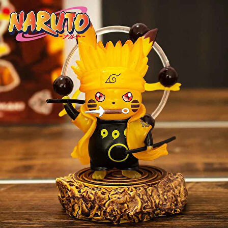 Pokemon Pikachu Kawaii Naruto Anime Karakter 9cm Figür Biblo naruto0013