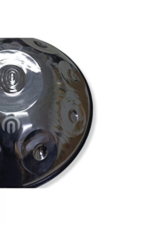 Titanium Handpan 9 Nota Re Minör (çanta+renkli Kuşak+bakım Yağı)