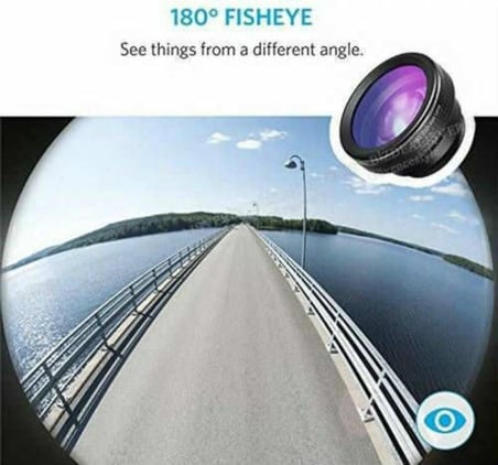  Geniş Açı Balık Gözü Lens Seti Balıkgözü Makro Telefon Lensi Universal