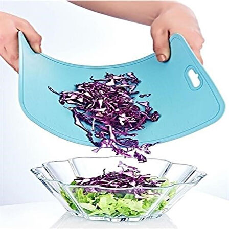caselka® Bükülebilir Esnek Kesme Matı Meyve Sebze Doğrama Kesme Tahtası 20x30 cm
