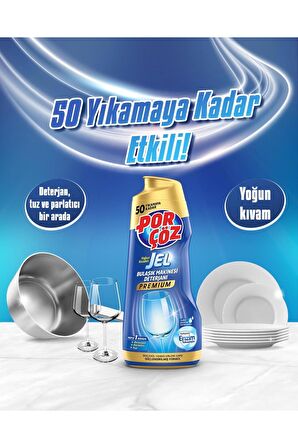 Porçöz Bulaşık Makinesi Deterjanı Premium 900 ml x 2 Adet