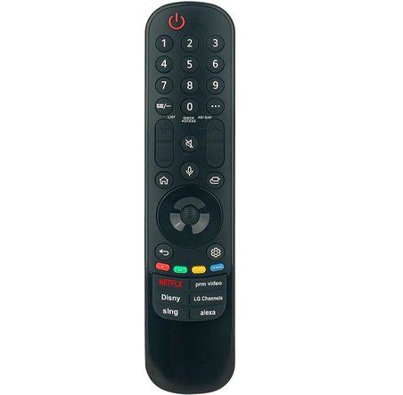 lg ile uyumlu Model OLED77C46LA Webos Tv Kumandası-Mikrofon ve Air Mause