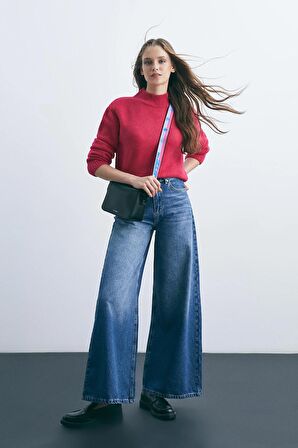 Mavi Wide Leg Oversized Fit Jeans