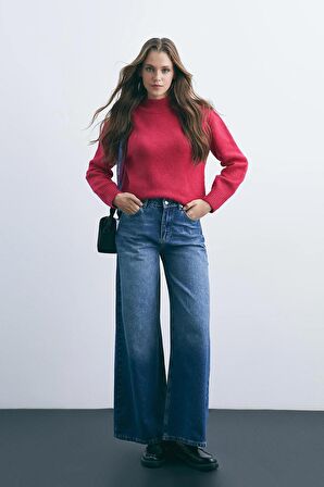 Mavi Wide Leg Oversized Fit Jeans