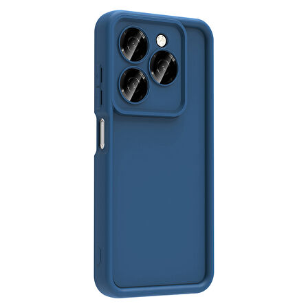 Tecno Spark 20 Pro 5G Kılıf Kamera Korumalı Ananas Silikon Kapak