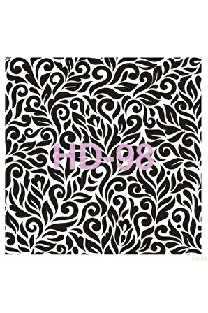 Hd098 Home Dekor Stencil 45x45