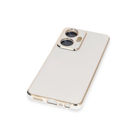 Realme C55 Kılıf Volet Silikon - Beyaz