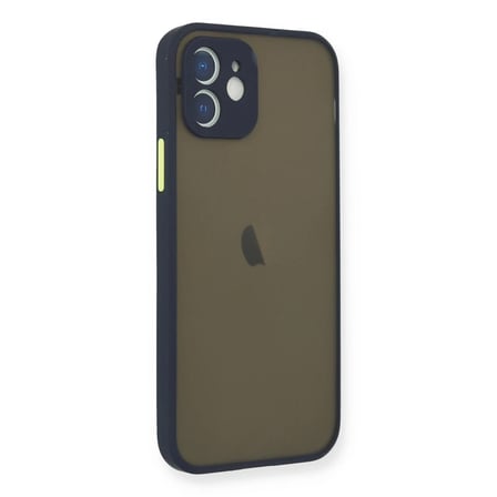 Apple iPhone 12 Mini Kılıf Montreal Silikon Kapak - Lacivert