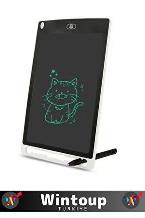 Özel Üretim 8.5 Inch LCD Dijital Kalemli Çocuk Not Resim Grafik Çizim Eğitim Tableti