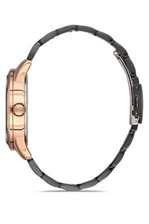 Erkek Çelik Kasa Kol Saati Çelik Kordon Su Geçirmez Takvimli Fonksiyon