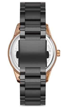 Erkek Çelik Kasa Kol Saati Çelik Kordon Su Geçirmez Takvimli Fonksiyon