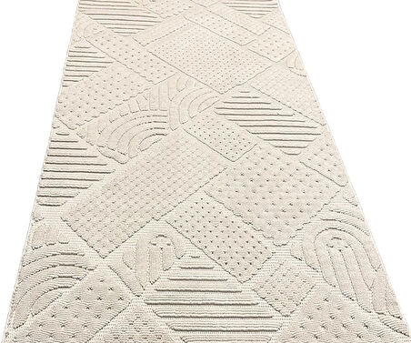 Luxess Mood Koleksiyonu Modern Dekoratif Halı 1119 Bej