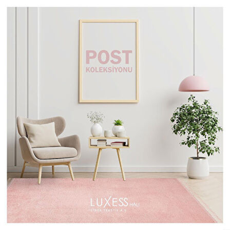 Luxess Post Koleksiyonu Yumuşak Dekoratif Halı 1059 Pembe