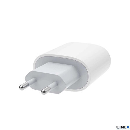 Global PD20W Quick Charger Type­-C to Lightning Kablolu Şarj Aleti Set Beyaz WNE0107