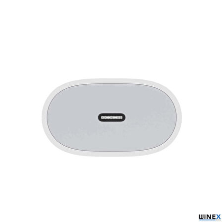 Global PD20W Quick Charger Type­-C to Lightning Kablolu Şarj Aleti Set Beyaz WNE0107