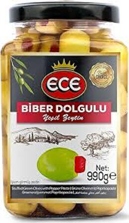 ECE 1000 CC BİBERLİ YEŞİL ZEYTİN