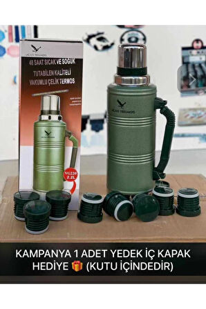 Uçar Termos 48 Saat Sıcak Ve Soğuk Tutabilen Kaliteli Vakumlu Çelik Termos