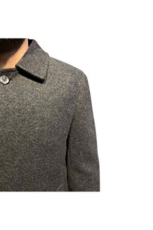 Süvari Premium Svr Klasik Yaka Regular Kaban Antrasit