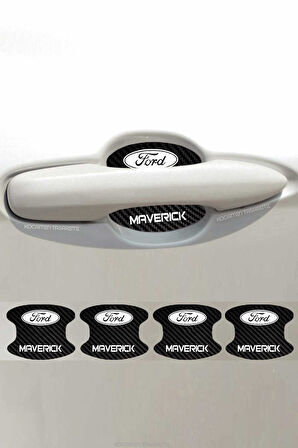 Ford Maverick Kapı İçi Karbon Desenli Estetik ve Koruyucu Çizik Önleyici Folyo Takımı Maverick Yazılı