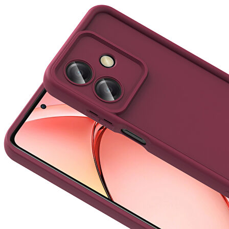 Oppo A3 Kılıf Kamera Korumalı Ananas Silikon Kapak