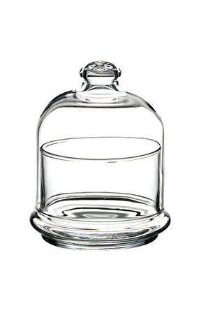 Paşabahçe Basic 95561 Cam Kapaklı Şekerlik Reçellik Kahvaltılık Şeffaf