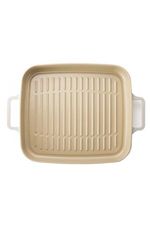Neoflam 28 cm Dikdörtgen Döküm Grill tava