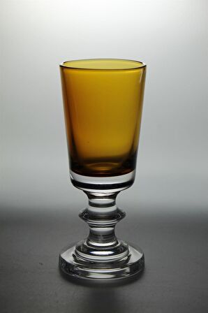 Paşabahçe El İmalatı Kristal Ayaklı Bardak 1 Adet 11331 110 cc Karamel