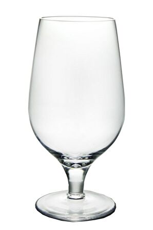 Paşabahçe El İmalatı Çekme Ayaklı Kristal Bira Bardağı 1 Adet 31822 Şeffaf