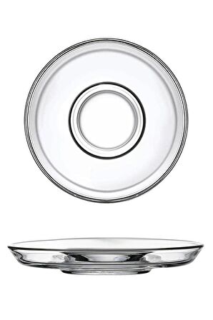 Paşabahçe 68047 Beykoz Kristal Çay Tabağı 6'lı