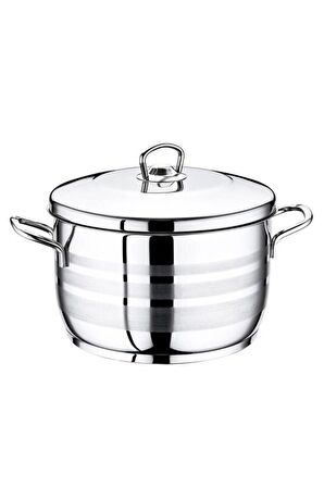 Safınox Flavia Derin Tencere Metal Kulplu 28×17 Cm