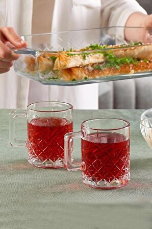 Paşabahçe Timeless 2 Li Kulplu Bardak-fincan 250 cc