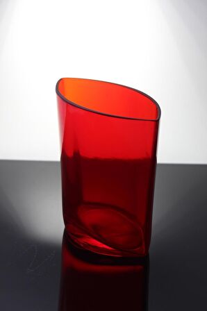 Paşabahçe Denizlicam Kristal El İmalatı Kristal Kırmızı Vazo 169808 20605