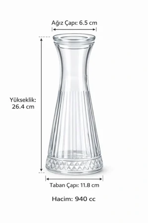 Paşabahçe Elysia Karaf  940 cc 1204172  80403