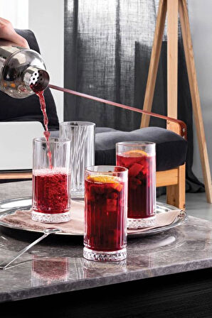 Pasabahce 520445  Elysia 6 Lı Meşrubat Long Drink Bardak 365 cc