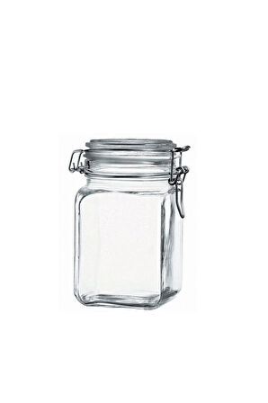 Paşabahçe Cam Kapaklı Kelepçeli 1 Adet Kavanoz 1050 Cc 97626