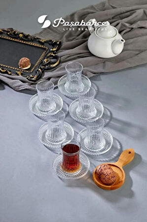 Paşabahçe 950097 Elysia Çay Bardağı Takımı 6'lı