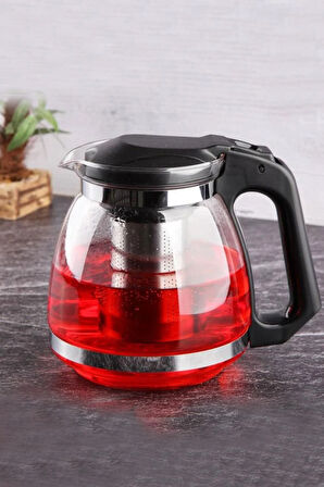 Tohana Süzgeçli Cam Demlik 1500 Ml