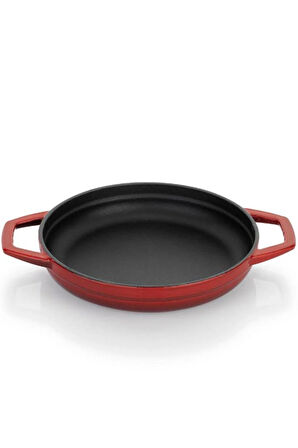 Schafer Guss Chef Döküm Sahan Çift Kulplu 19 Cm-1 Parça
