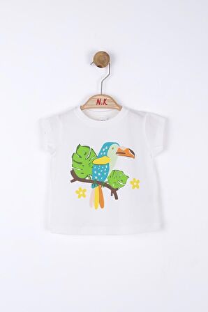 Kız Bebek Parrot Tshirt 36602