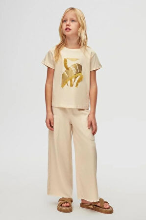Kız Çocuk Papyrus Pantolon 58318