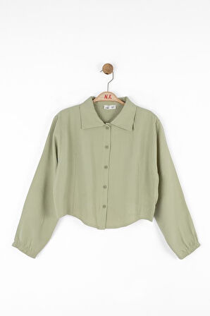 Kız Çocuk Frozen Gömlek